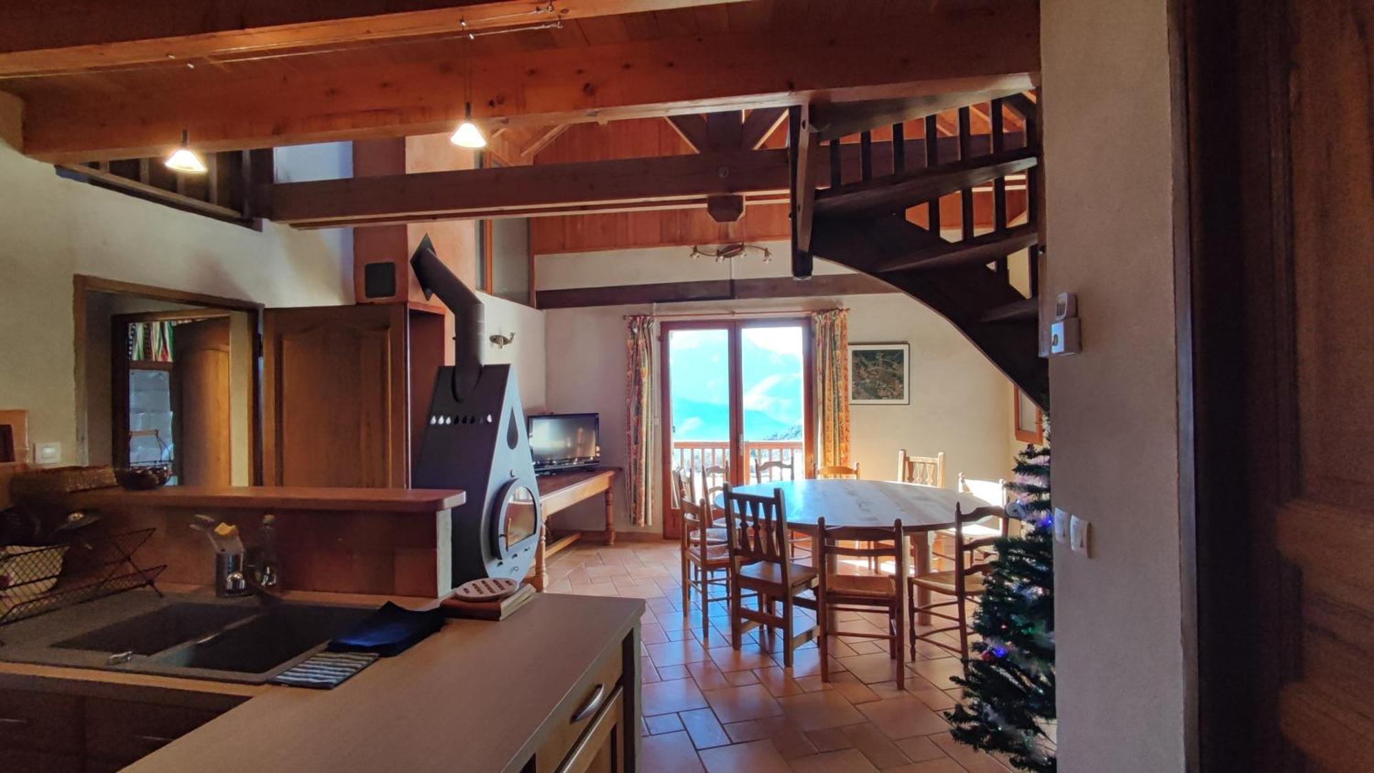 Chalet Mounette Ski Sauna Lac Embrun Puy-Sanieres Buitenkant foto
